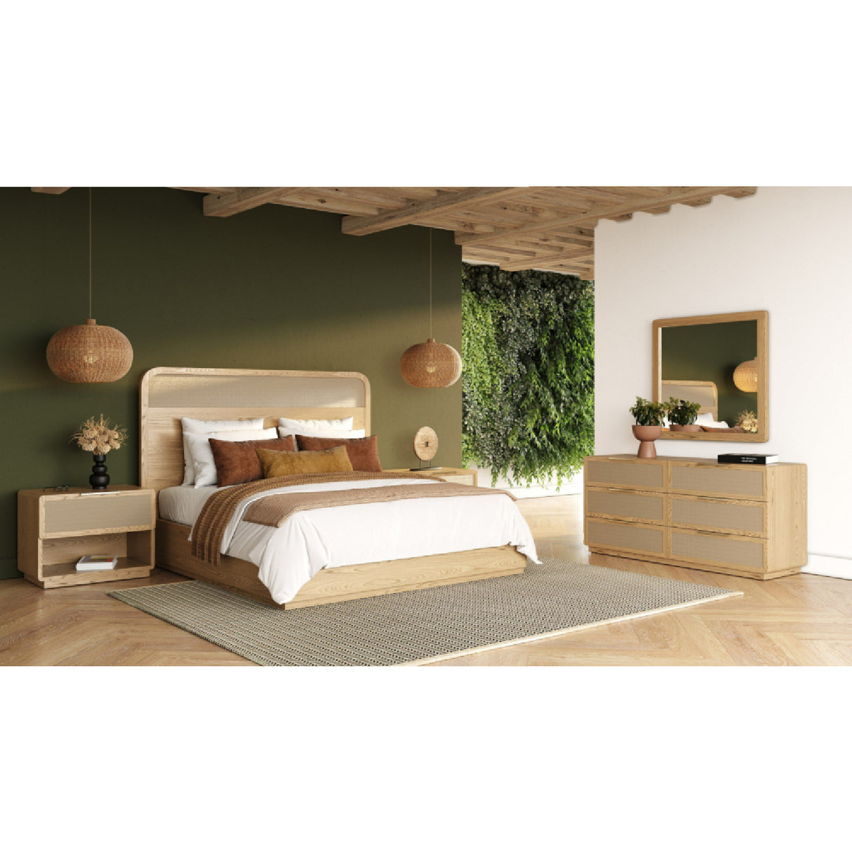 Natural Ash Bed | Oroa.com