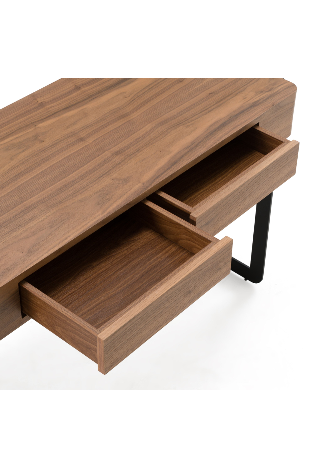 Walnut 2-Drawer Writing Desk | Oroa.com