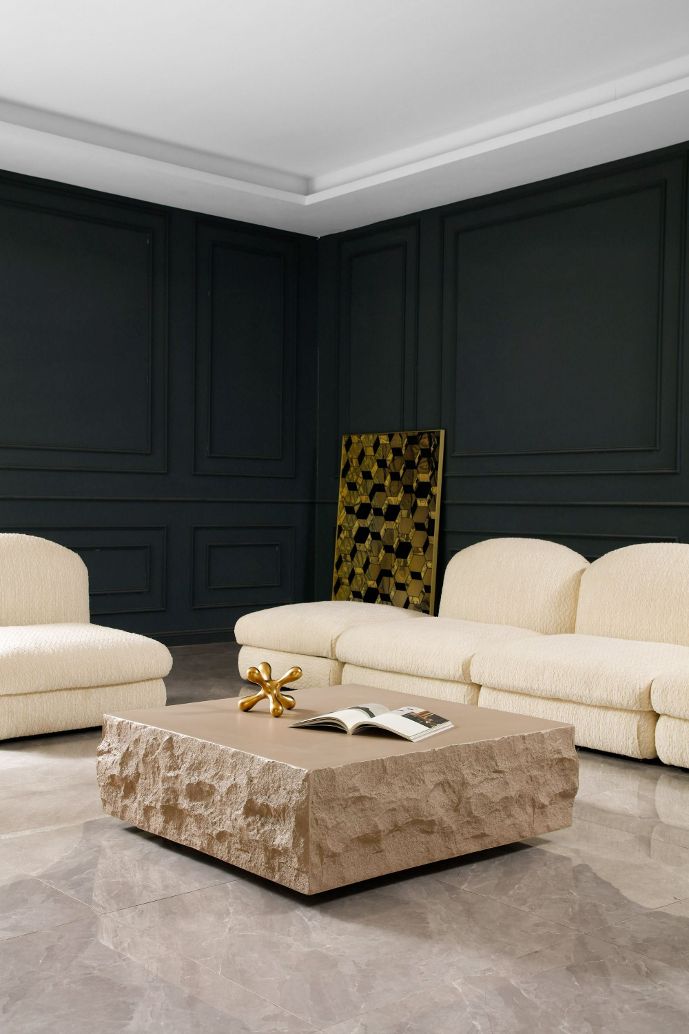 Square Fiberglass Coffee Table | Oroa.com