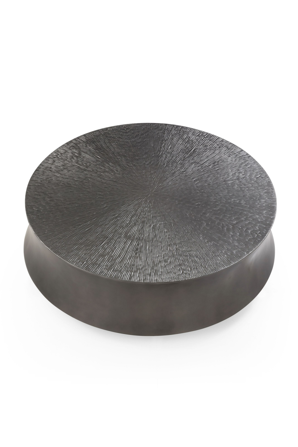 Antique Gray Round Coffee Table | Oroa.com