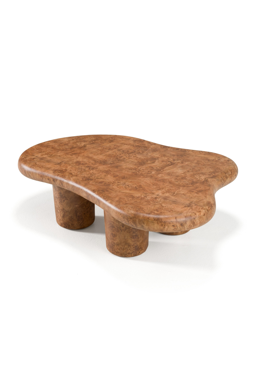 Burl Wood Freeform Coffee Table | Oroa.com