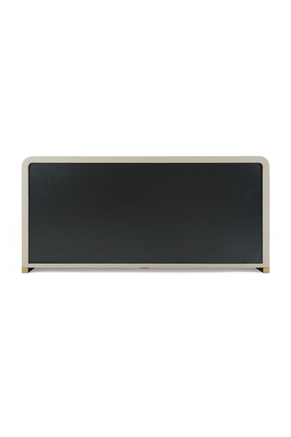 Beige Vegan Leather 6-Drawer Dresser | Oroa.com
