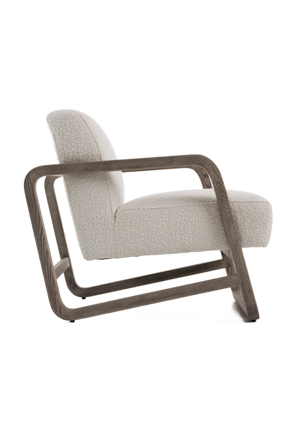 Gray Wood Framed Accent Chair | Oroa.com