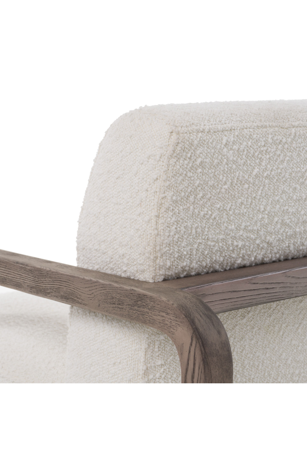 Gray Wood Framed Accent Chair | Oroa.com