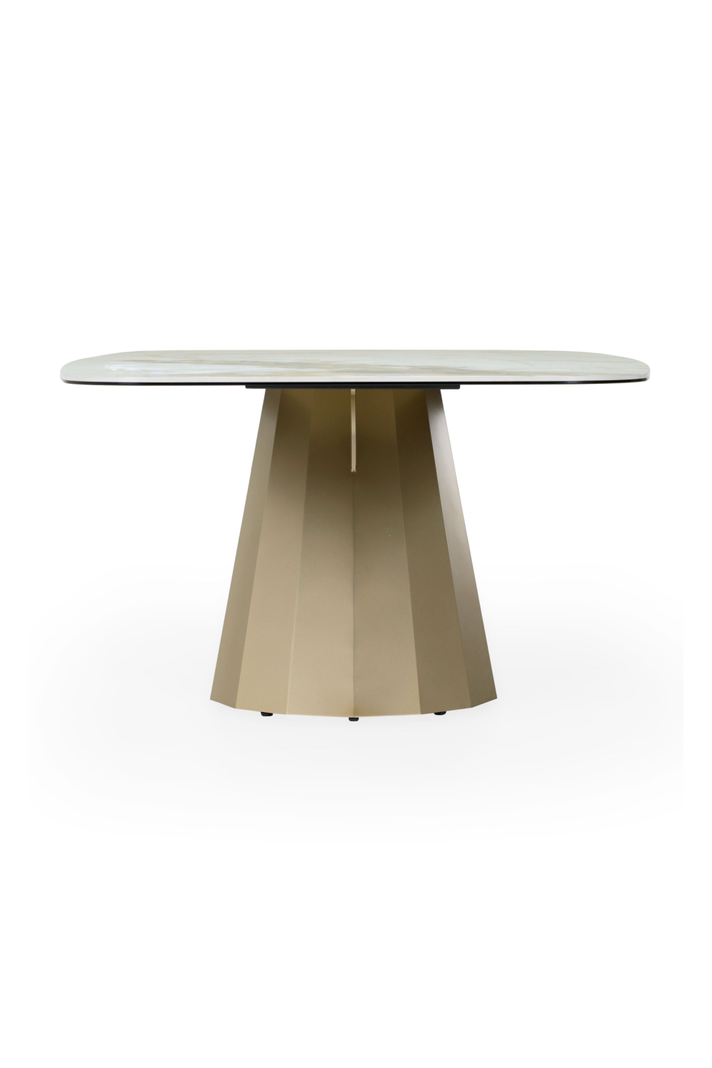 Angled Base Ceramic Dining Table | Oroa.com