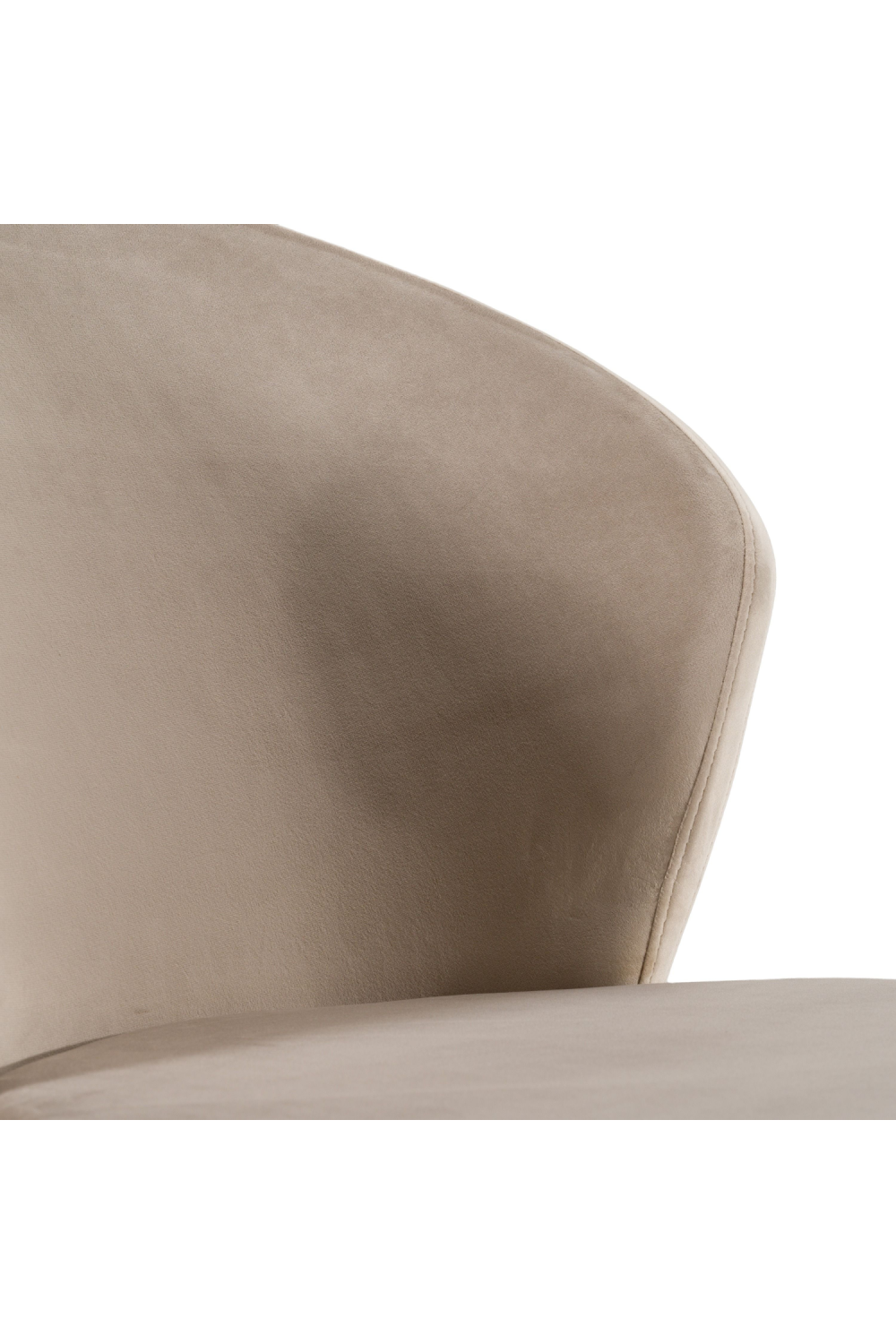 Velvet Shell Dining Chairs (2) | Oroa.com