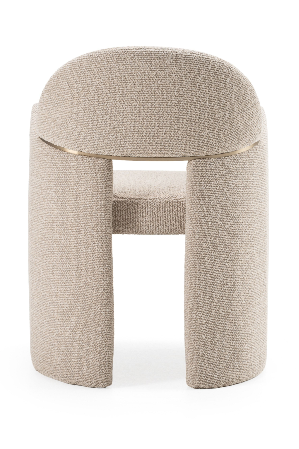 Beige Fabric Dining Chair | Oroa.com