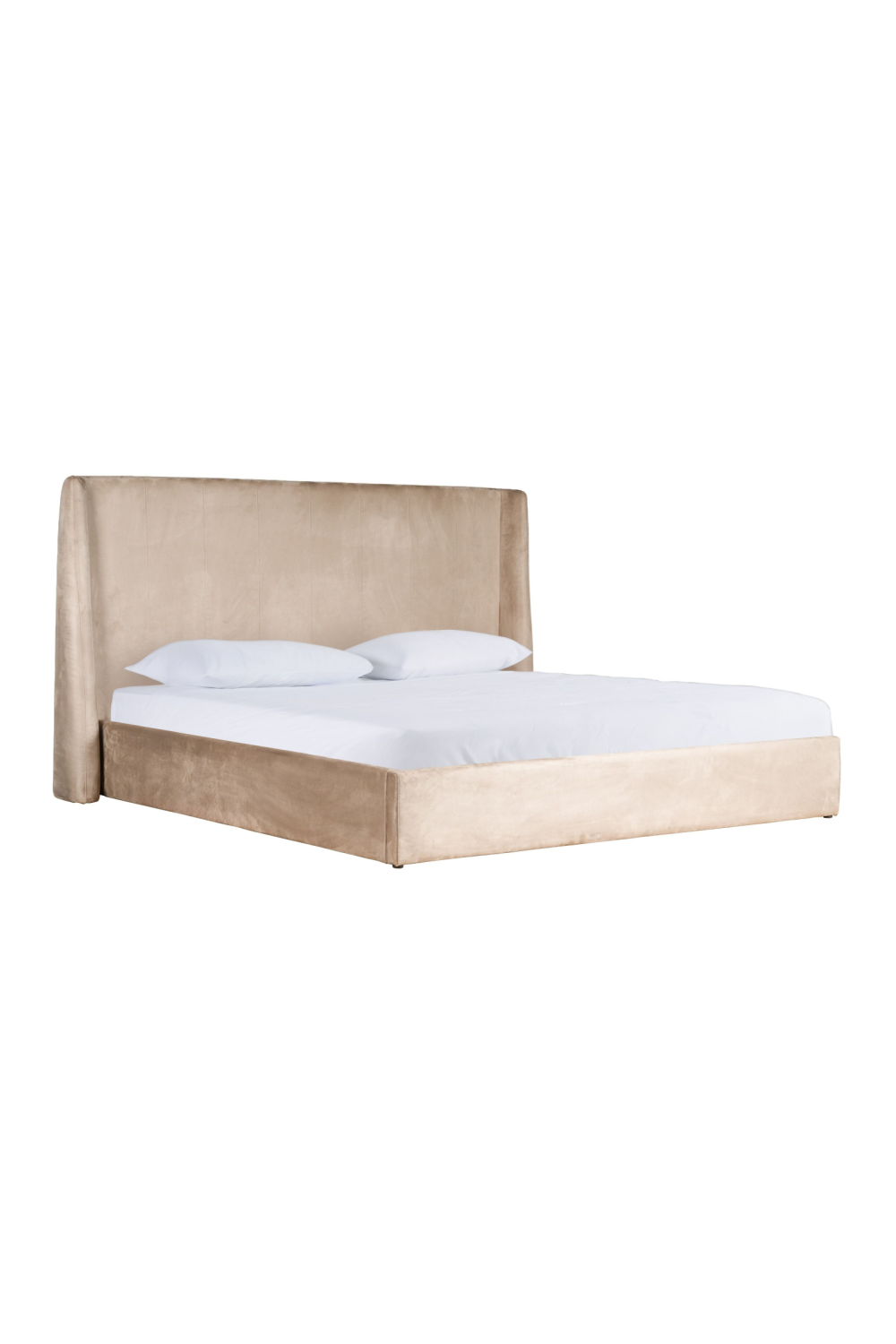 Taupe Microfiber Bed | Oroa.com