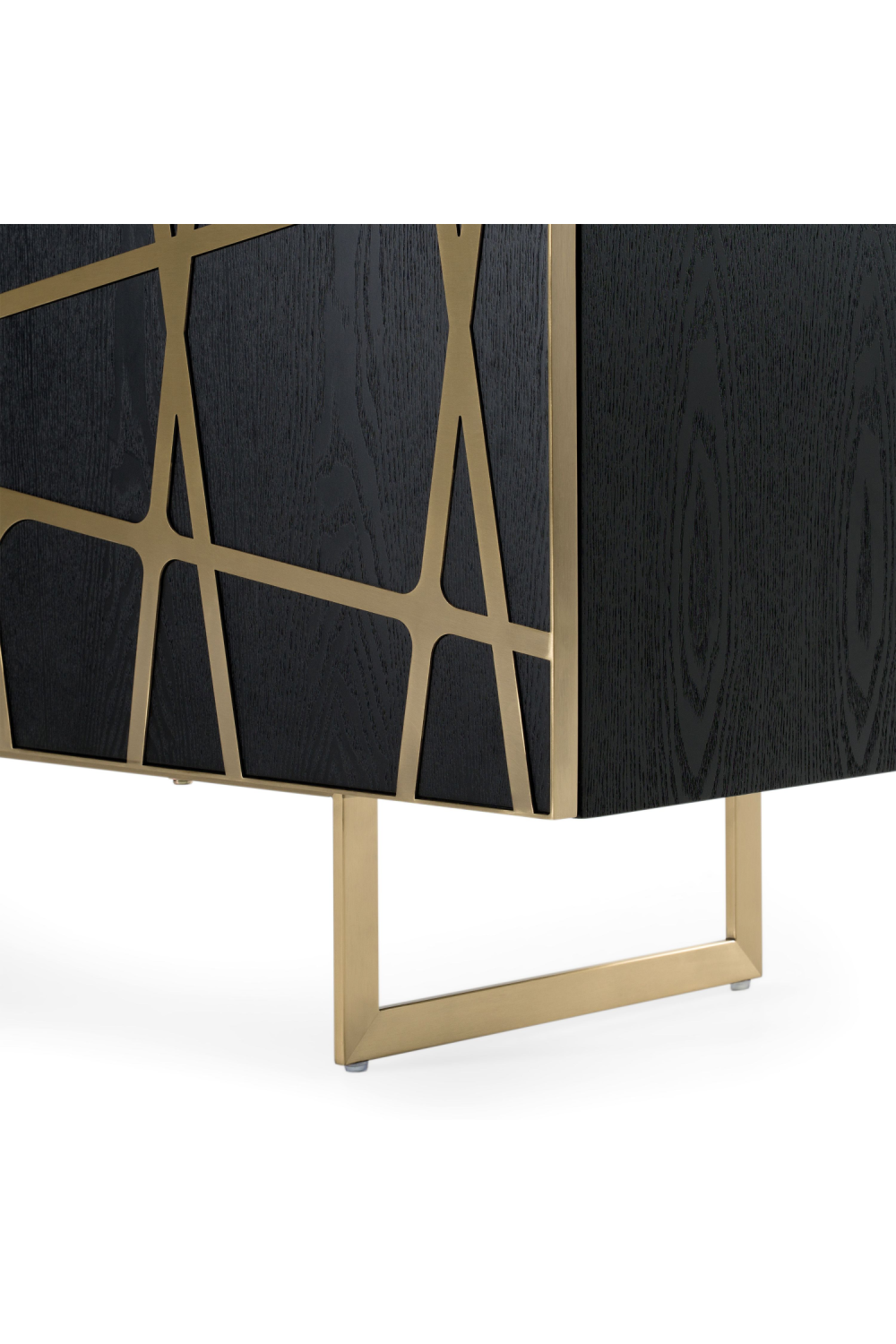 Black Oak 4-Door Sideboard | Oroa.com