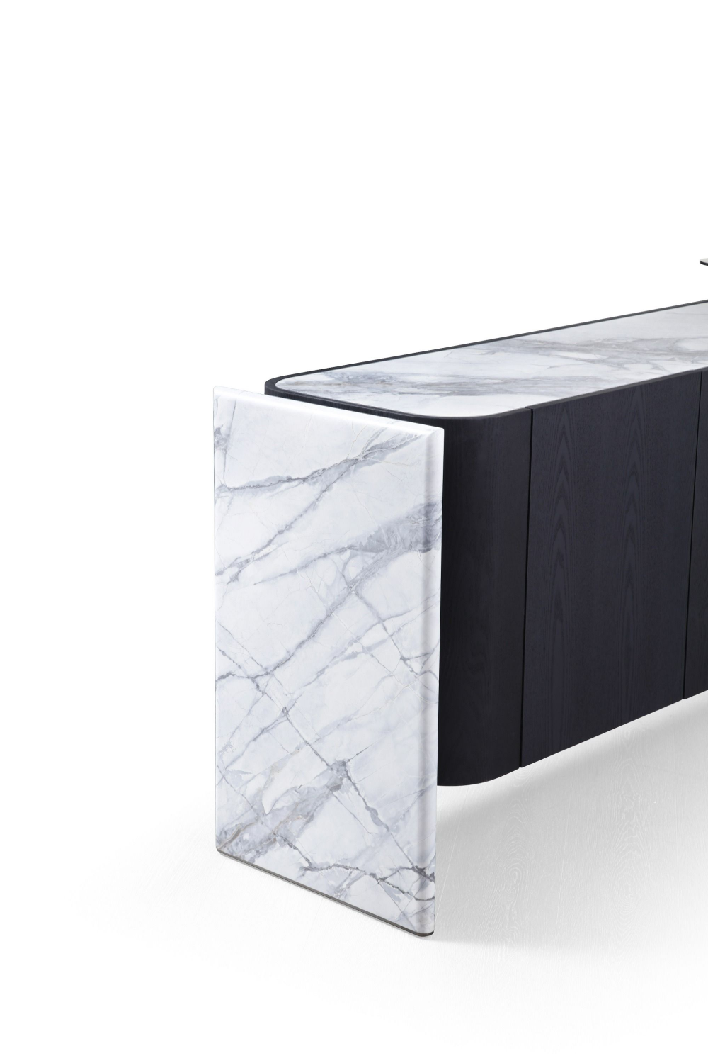 Black Oak 4-Door Sideboard | Oroa.com