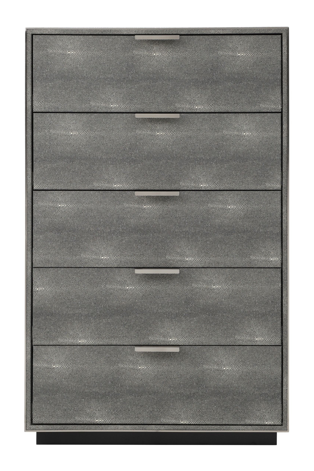 Dark Shagreen 5-Drawer Chest | Oroa.com
