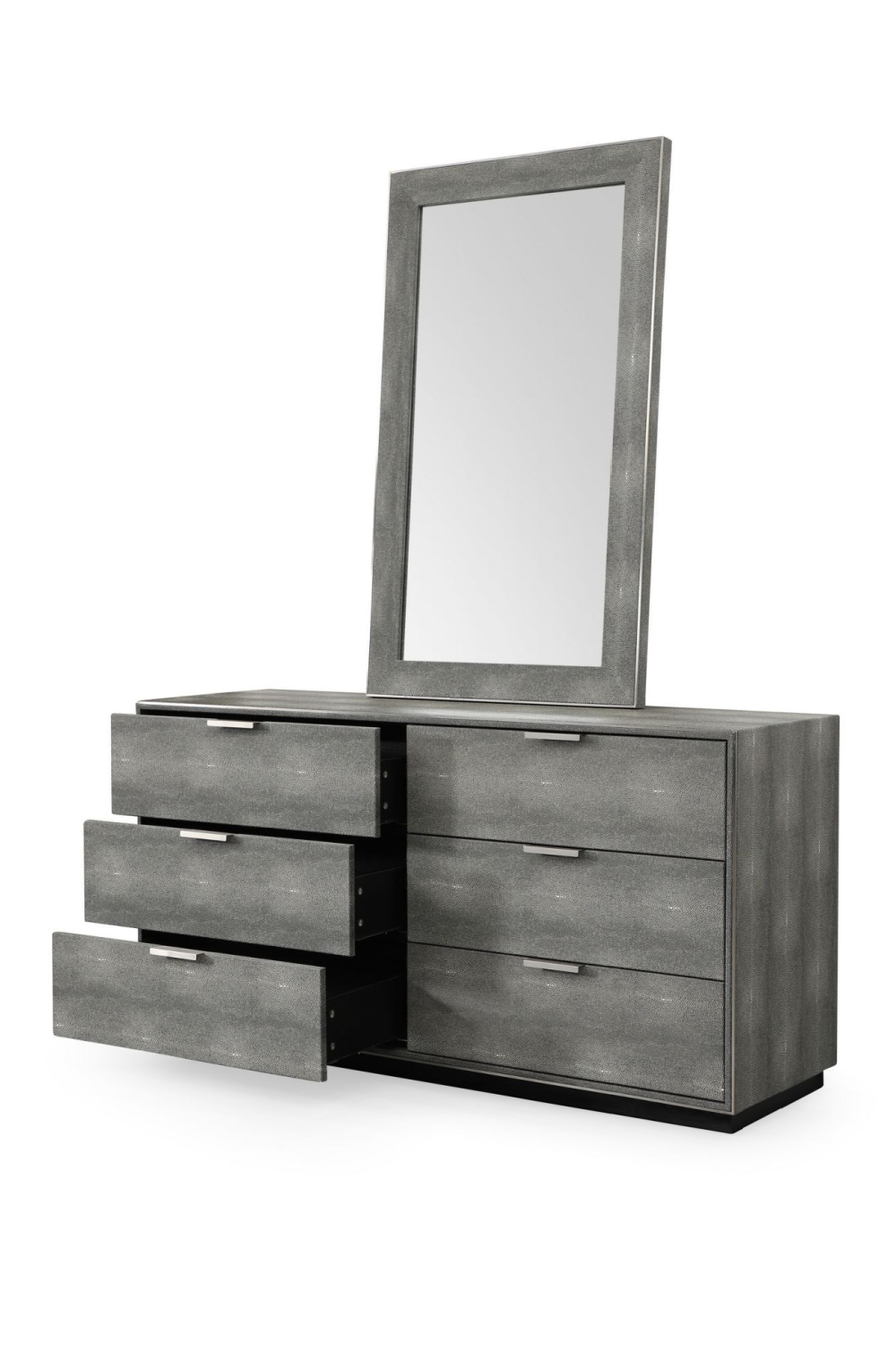 Dark Shagreen 6-Drawer Dresser | Oroa.com