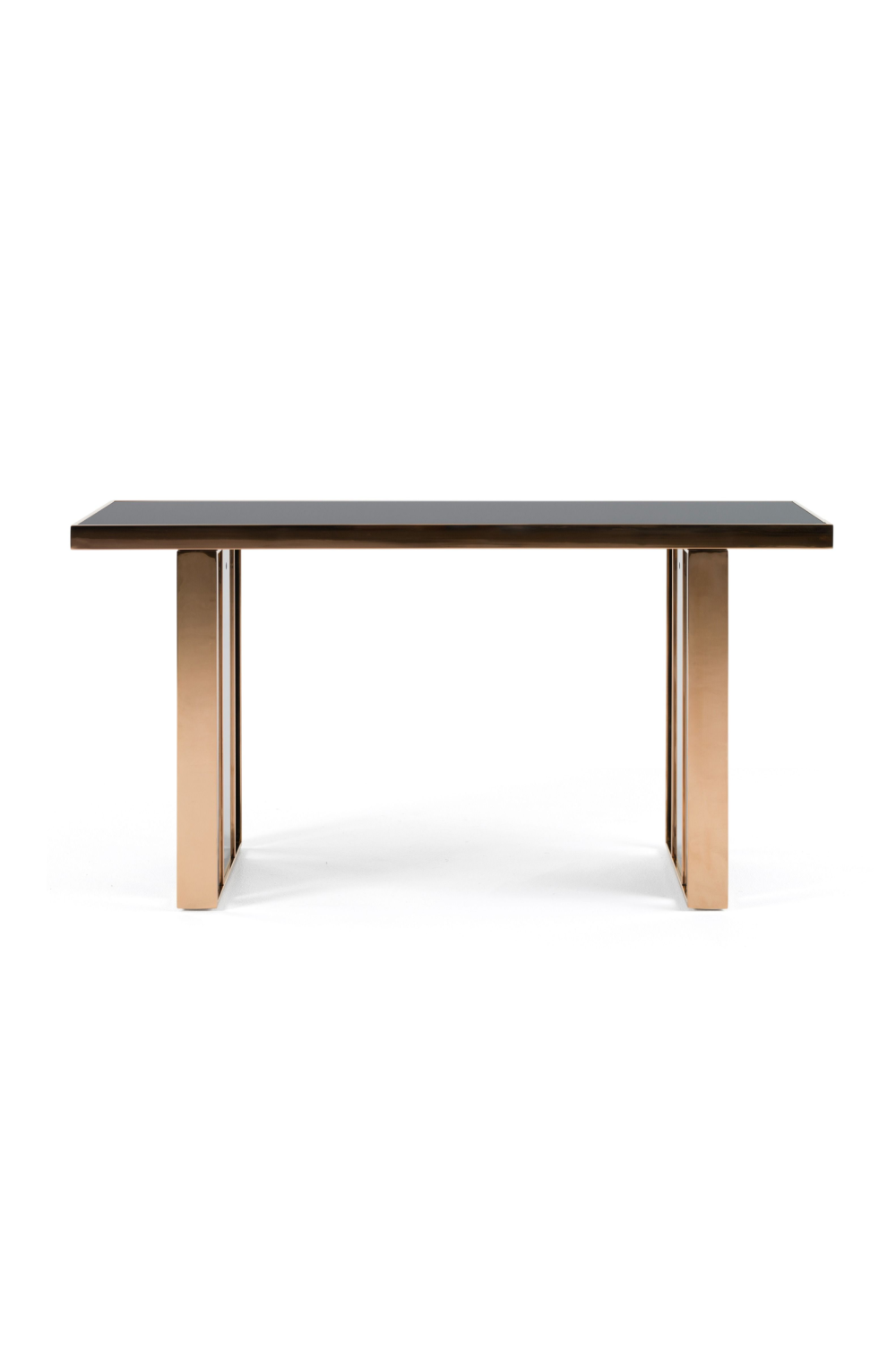 Black Glass Console Table | Oroa.com