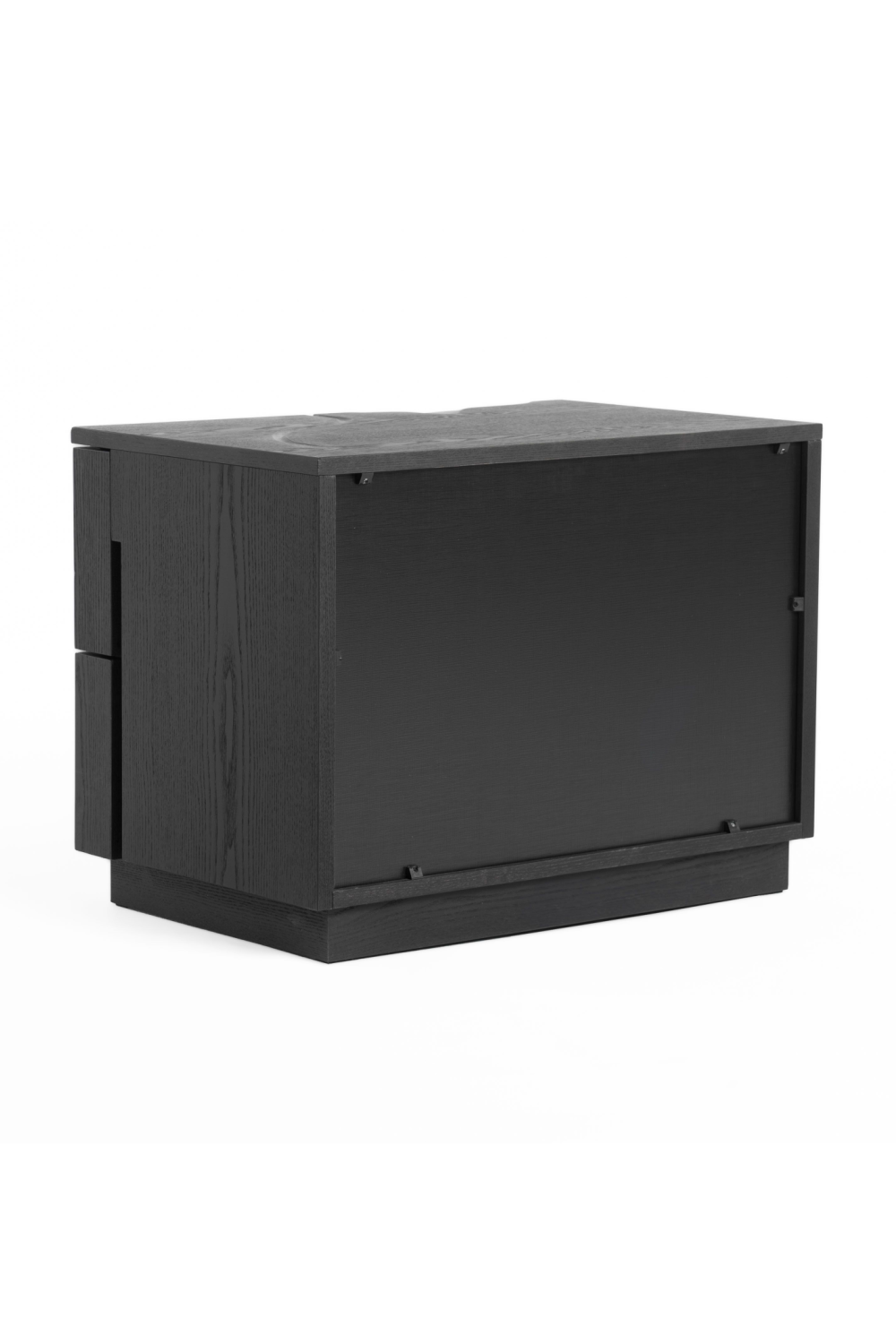 Matte Brown 2-Drawer Nightstand | Oroa.com