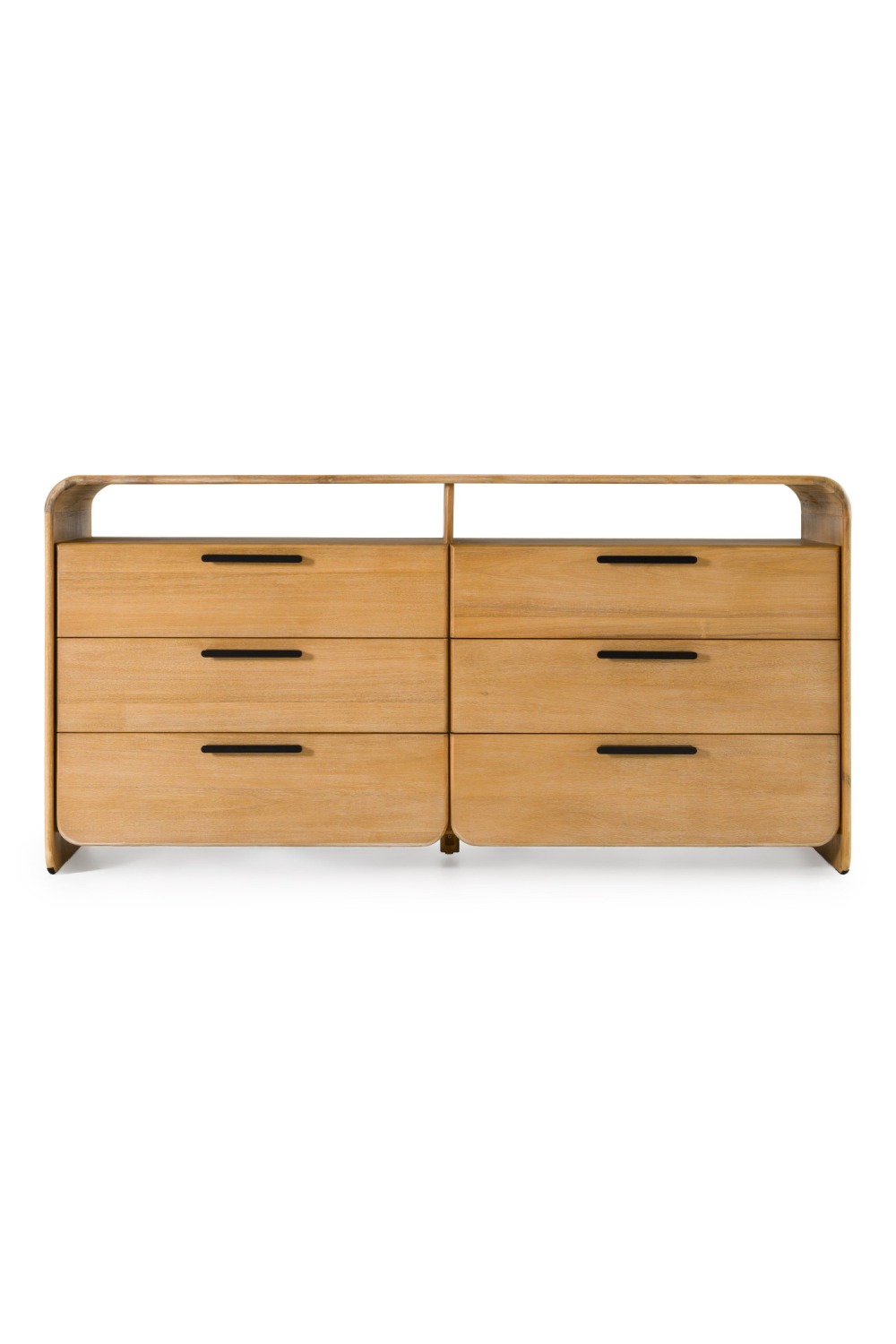 Natural Acacia 6-Drawer Dresser | Oroa.com