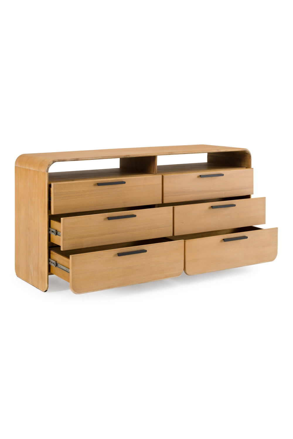 Natural Acacia 6-Drawer Dresser | Oroa.com
