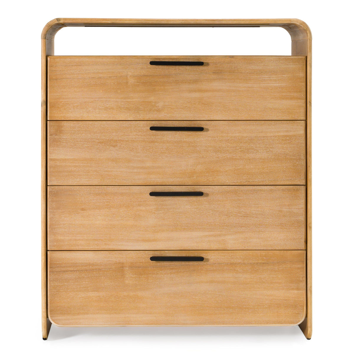 Natural Acacia 4-Drawer Chest | Oroa.com