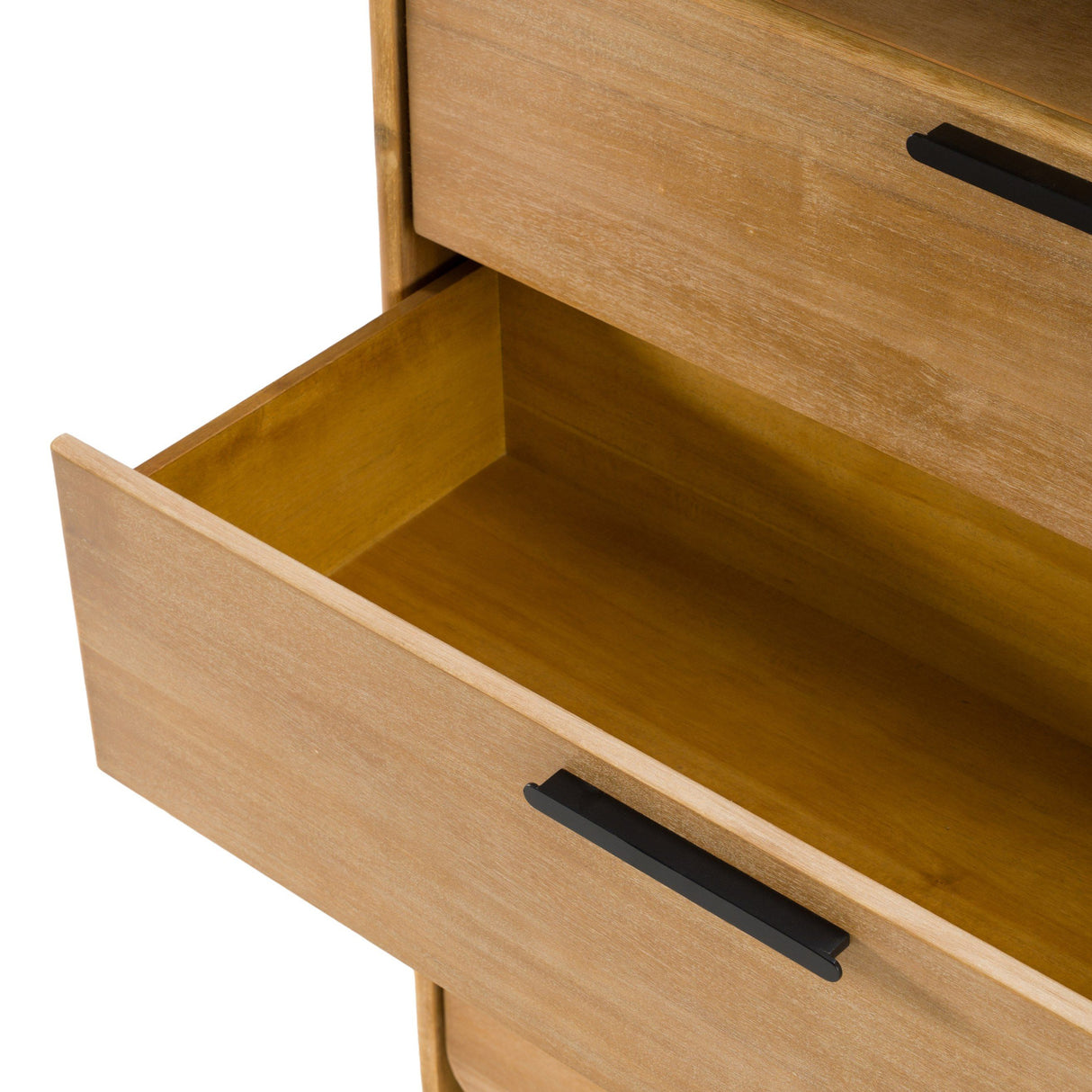 Natural Acacia 4-Drawer Chest | Oroa.com