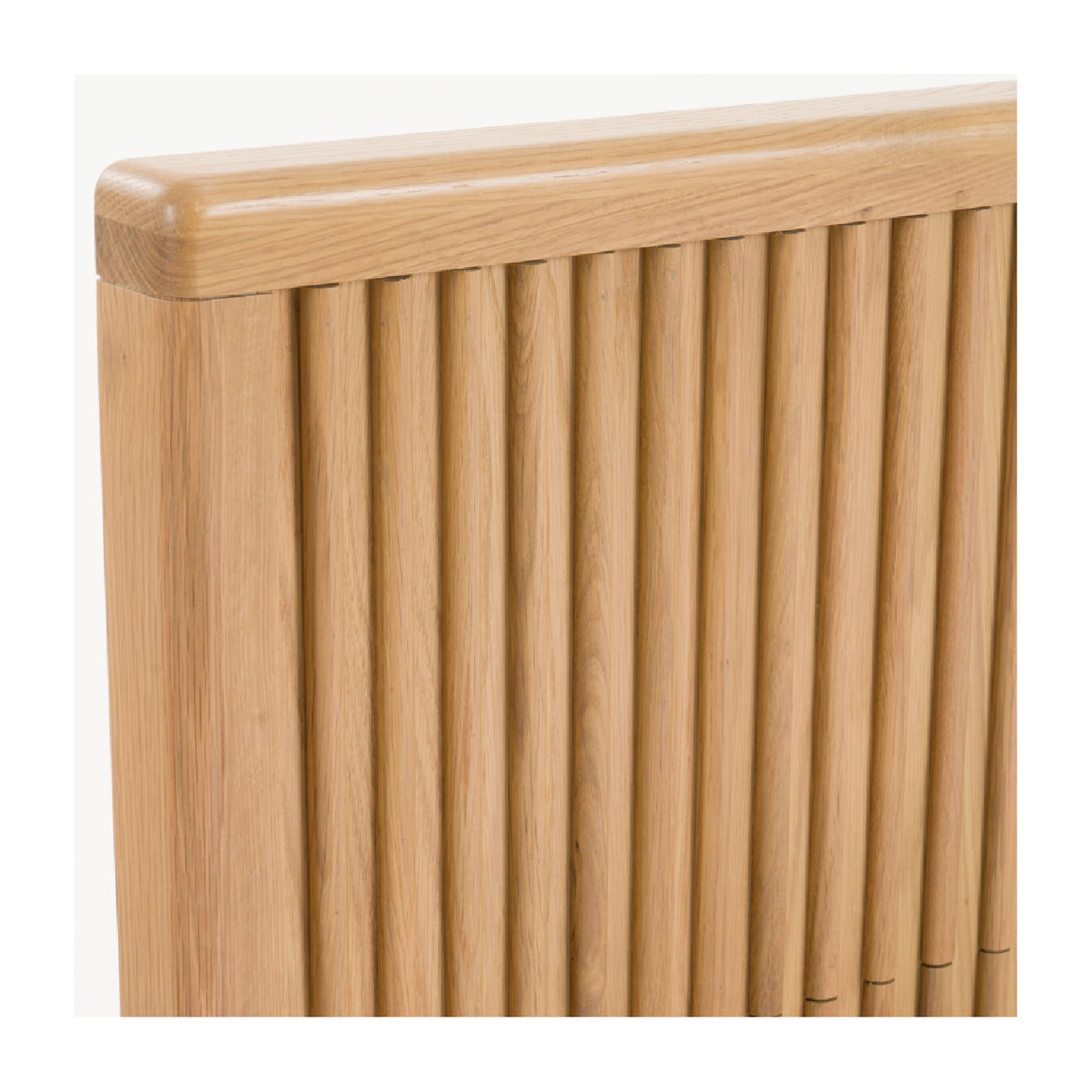 Fluted Oak Bed | Oroa.com