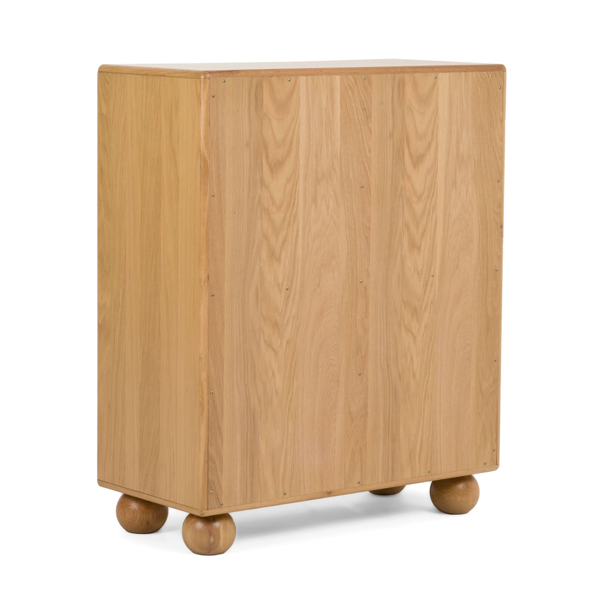 Fluted Oak 4-Drawer Chest | Oroa.com