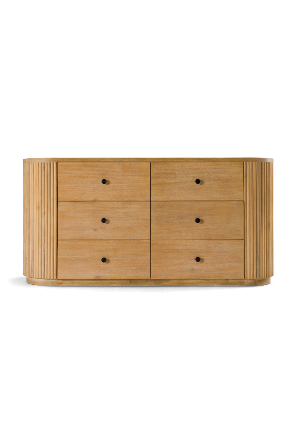 Natural Acacia 6-Drawer Dresser | Oroa.com