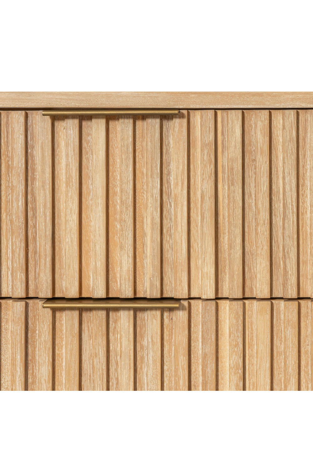 Natural Oak 2-Drawer Nightstand | Oroa.com