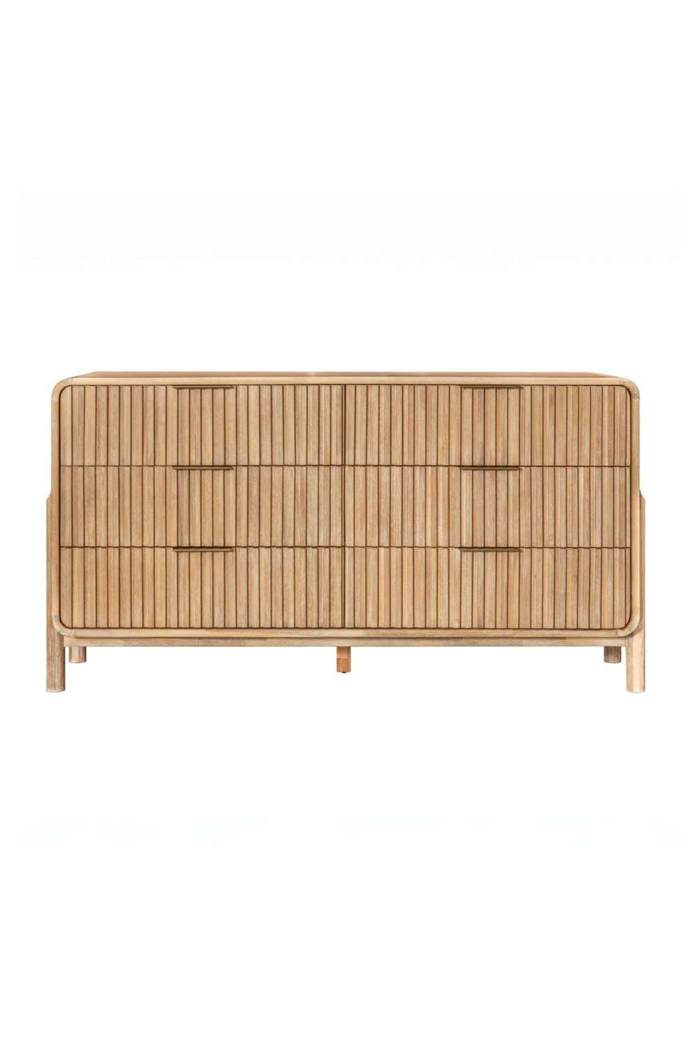 Natural Oak 6-Drawer Dresser | Oroa.com