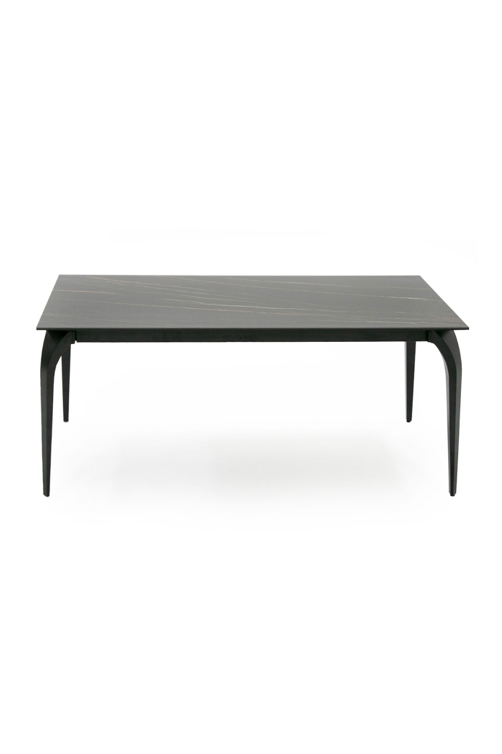Black Ceramic Extendable Dining Table | Oroa.com