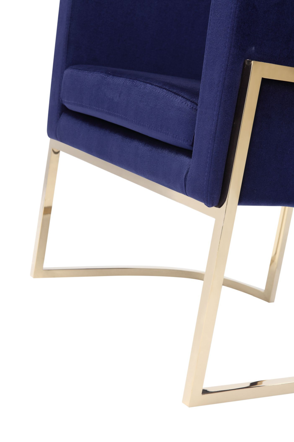 Blue Velvet Kids Chair | Oroa.com