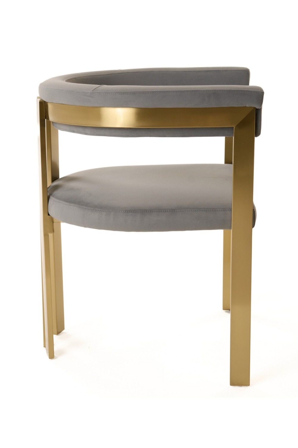 Gray Velvet Dining Chair | Oroa.com
