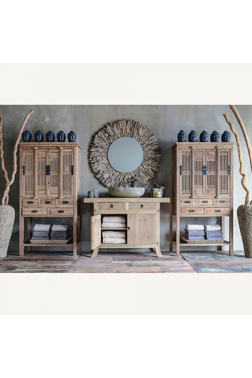 Stone Organic Bathroom Sink | Oroa.com