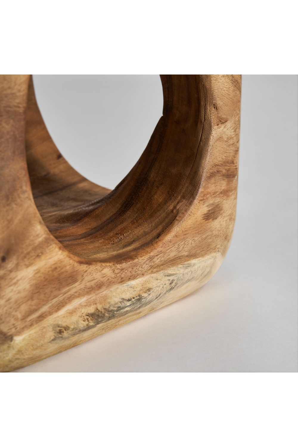Wooden Cube Holed Stool | Oroa.com