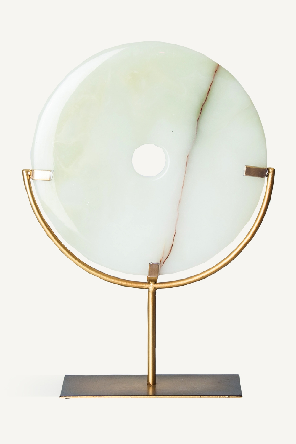 Round Natural Gem Decor Figure L | Oroa.com