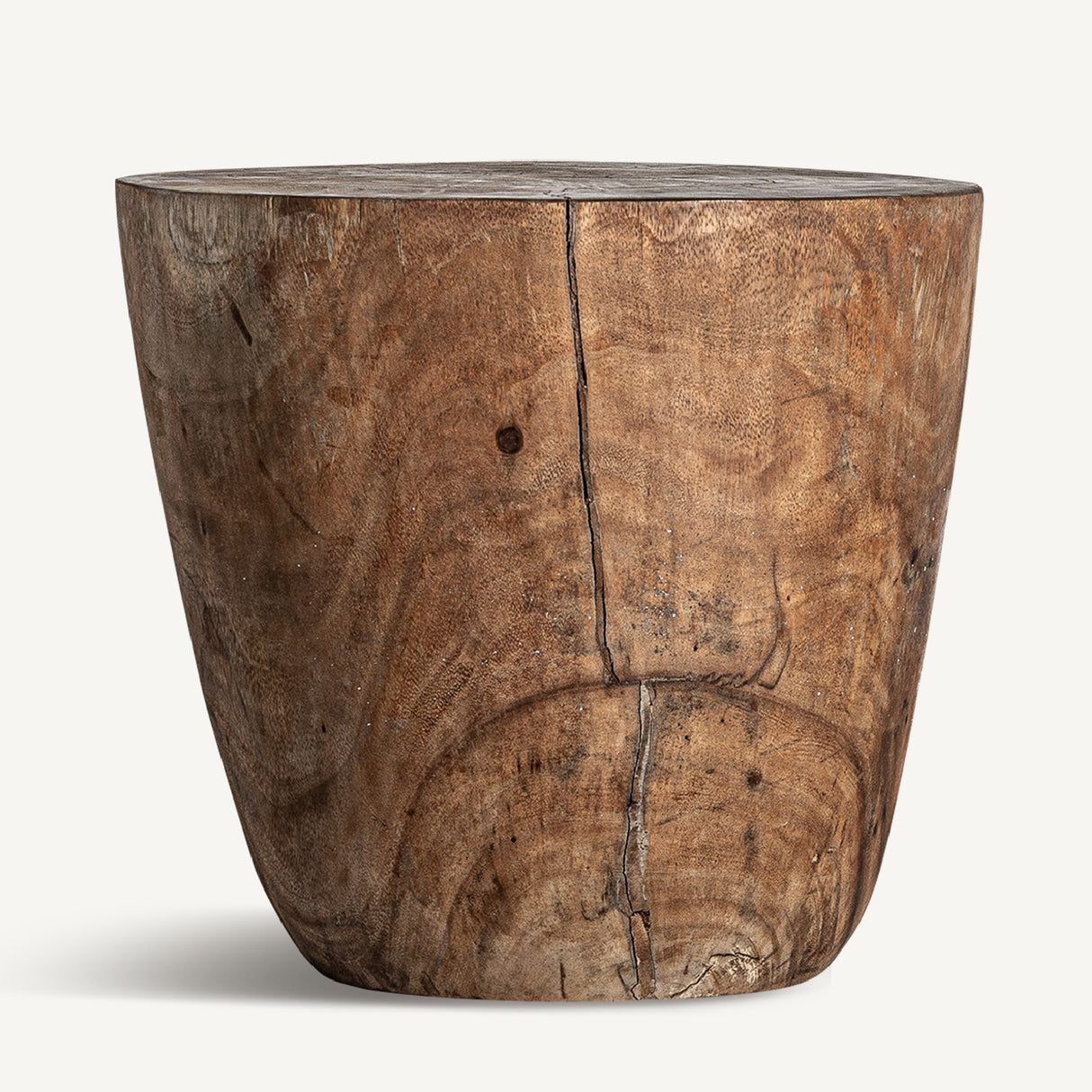 Rustic Tropical Wood Side Table | Oroa.com