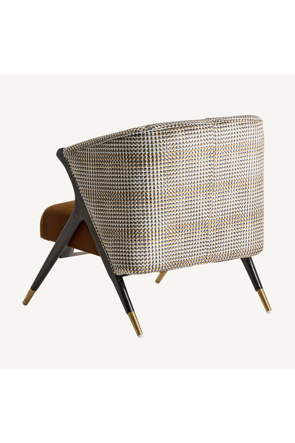 Ocher Velvet Seat Armchair | Oroa.com