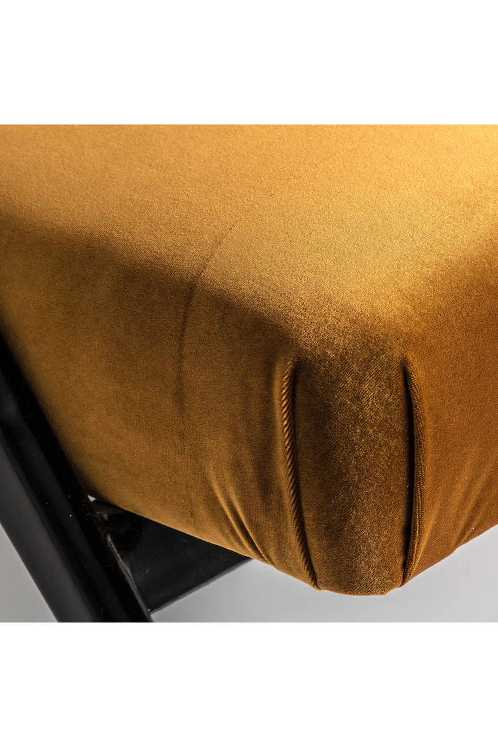 Ocher Velvet Seat Armchair | Oroa.com