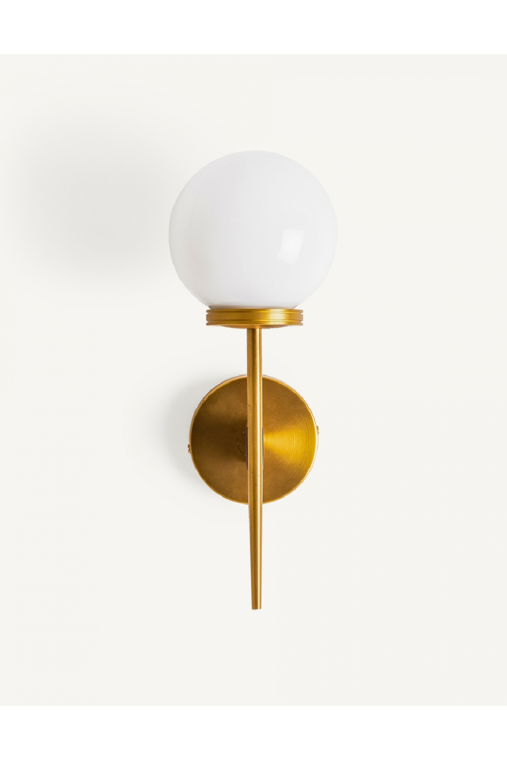 White Glass Orb Wall Lamp | Oroa.com