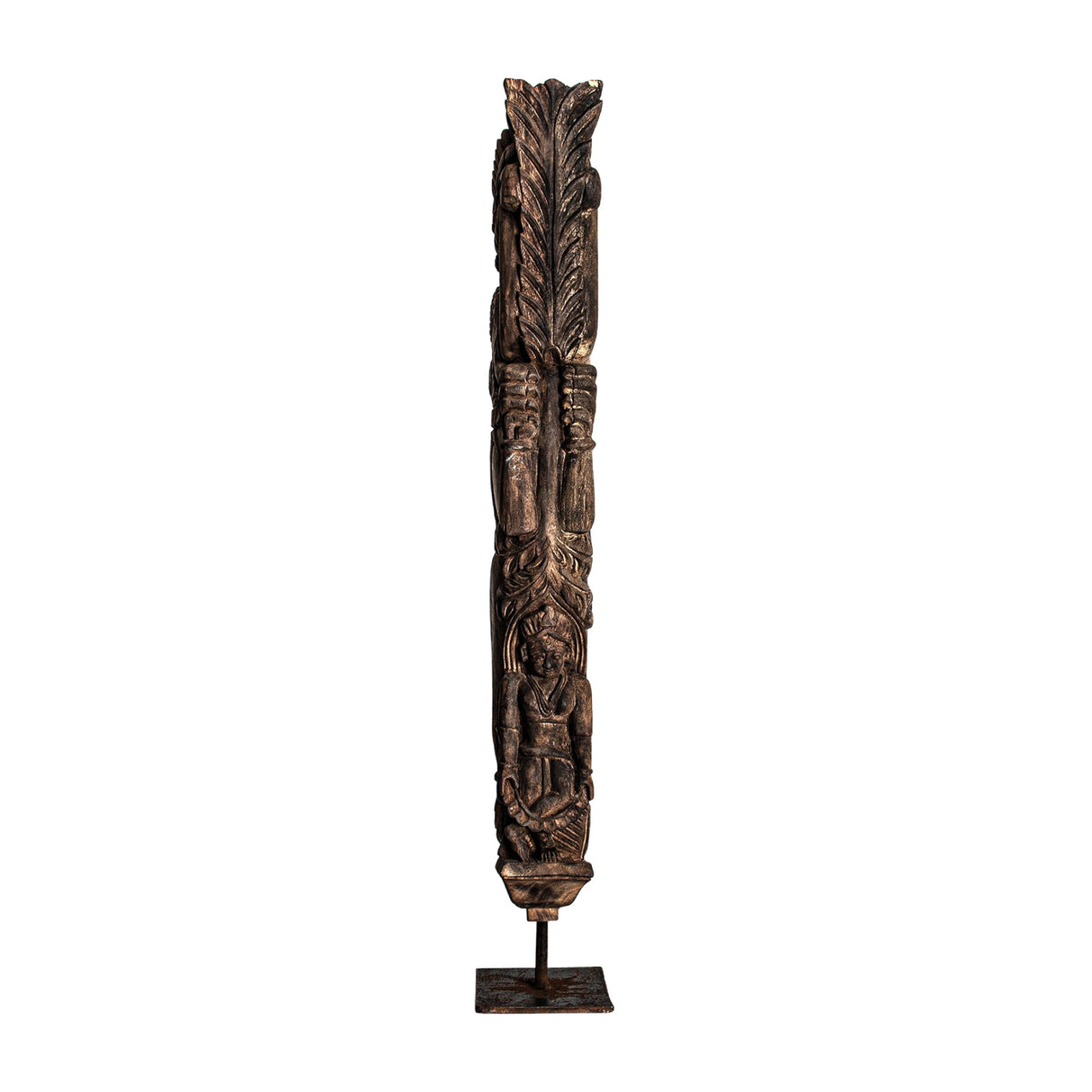 Rustic Teak Wood Sculpture | Oroa.com
