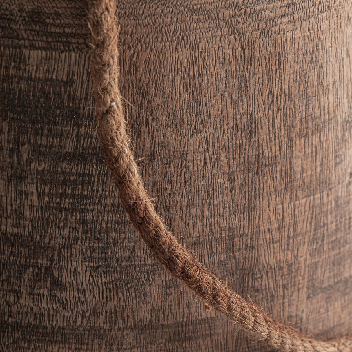 Weathered Teak Wood Vase | Oroa.com