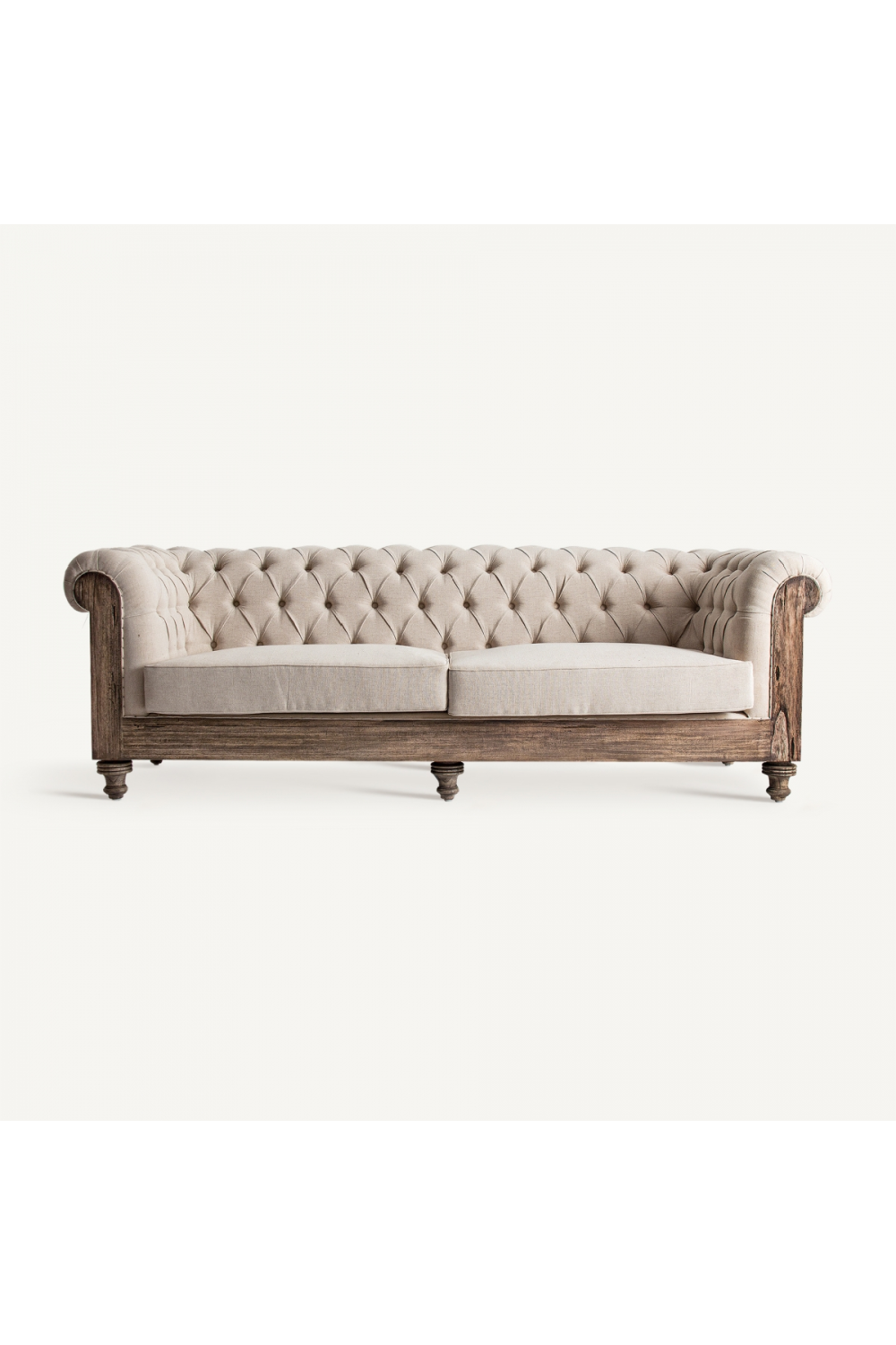 Beige Tufted Chesterfield Sofa | Oroa.com