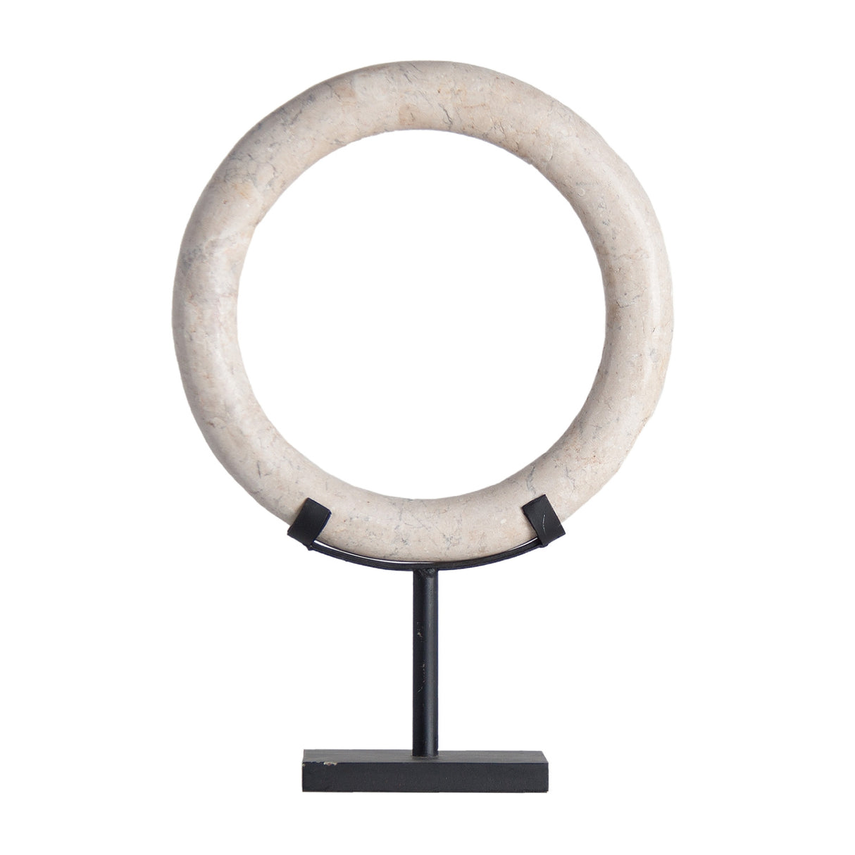 Modern European furniture - Round White Marble Decorative Object - www.oroa.com | Oroa.com