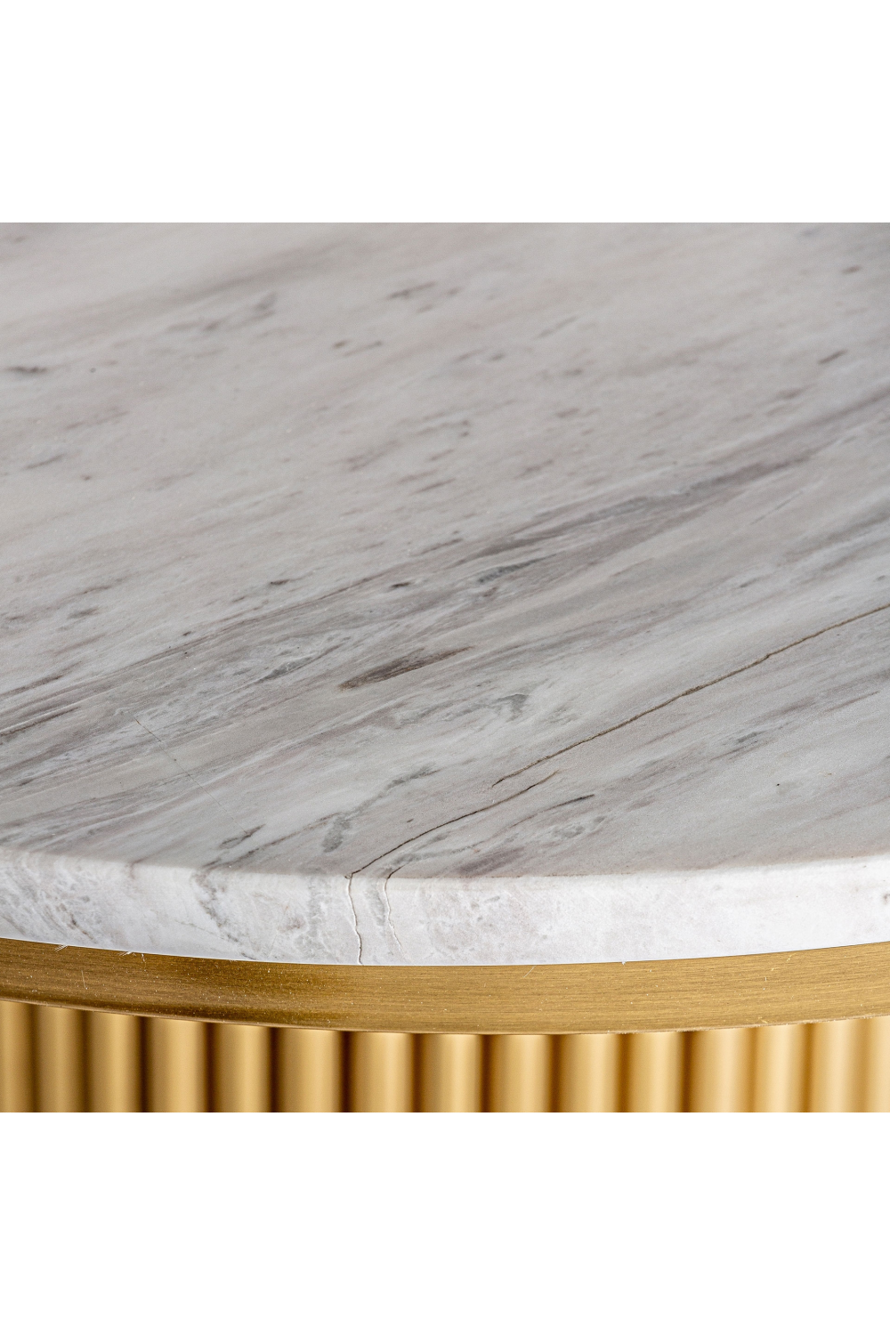 Golden Base Round Bar Table | Oroa.com