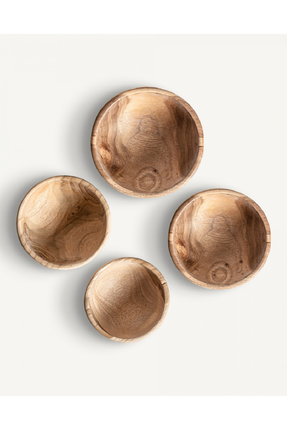 Tropical Wood Bowl Set (4) | Oroa.com