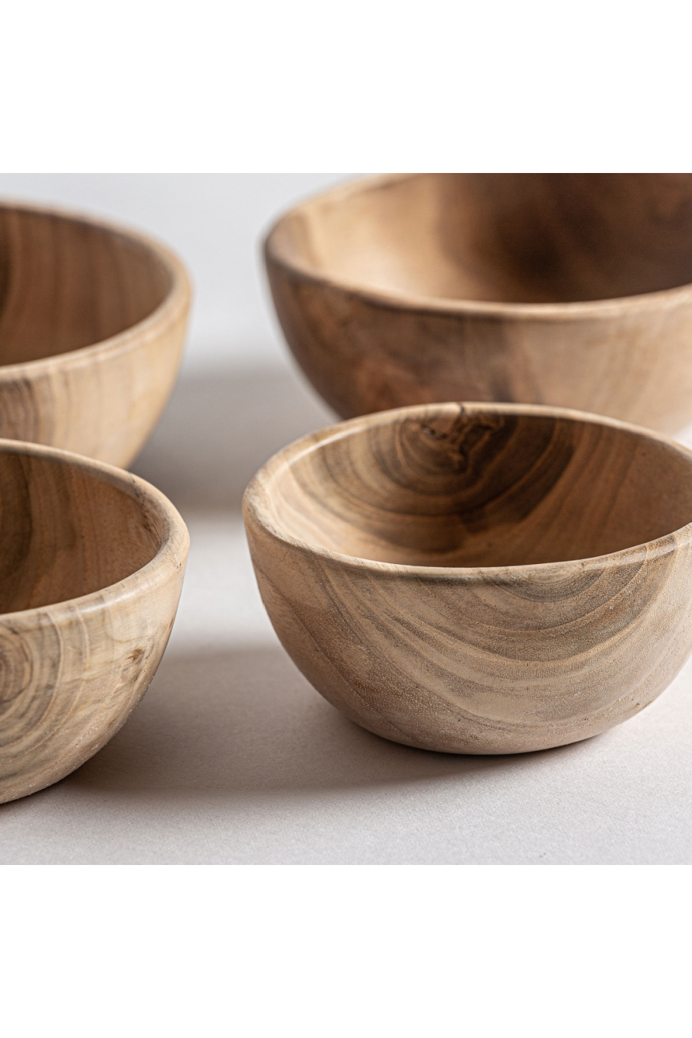 Tropical Wood Bowl Set (4) | Oroa.com