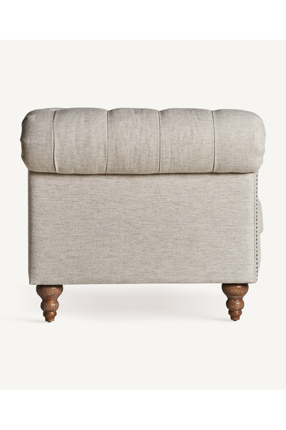 Gray Velvet Chesterfield Sofa | Oroa.com