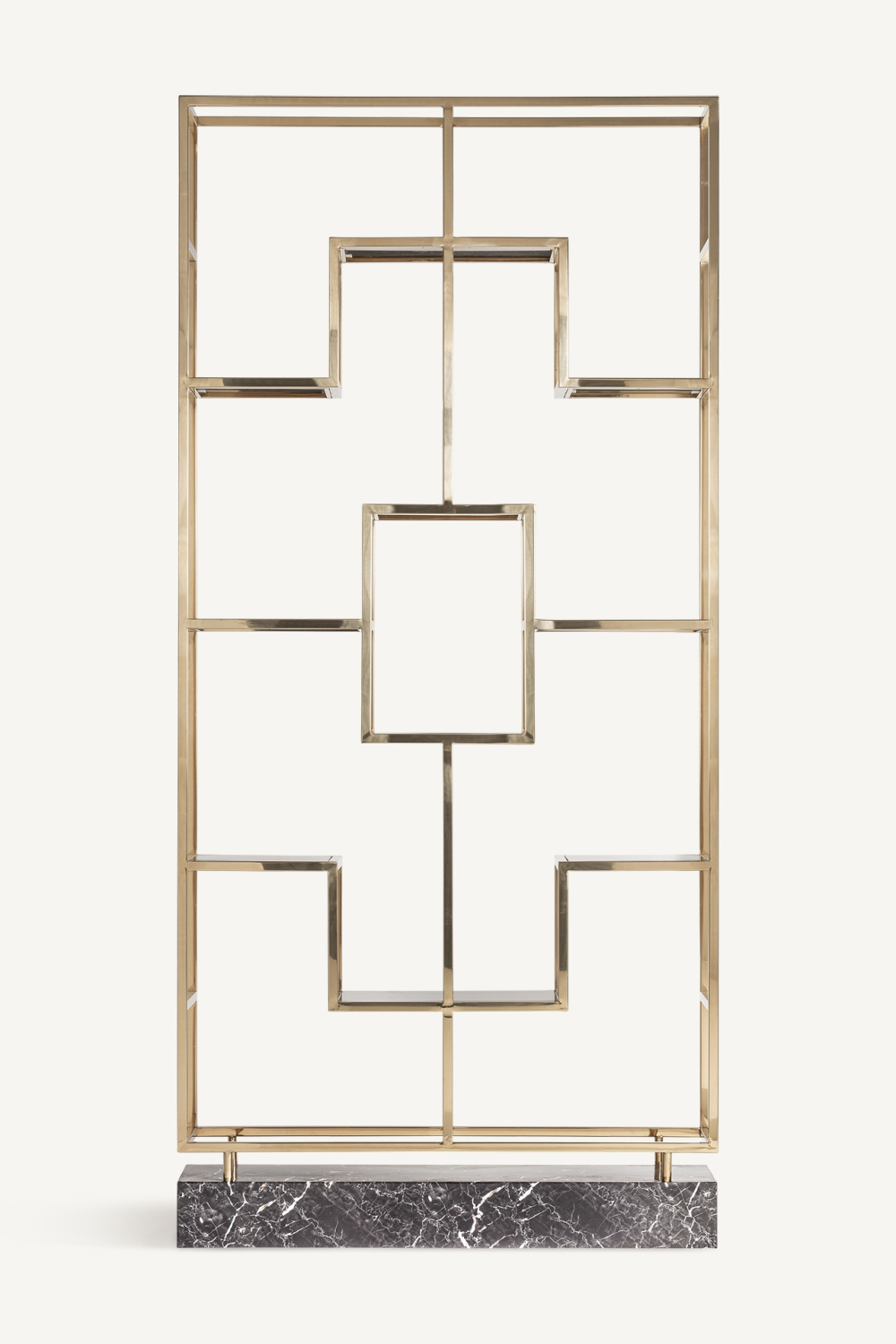 Gold Steel Bookcase | Oroa.com