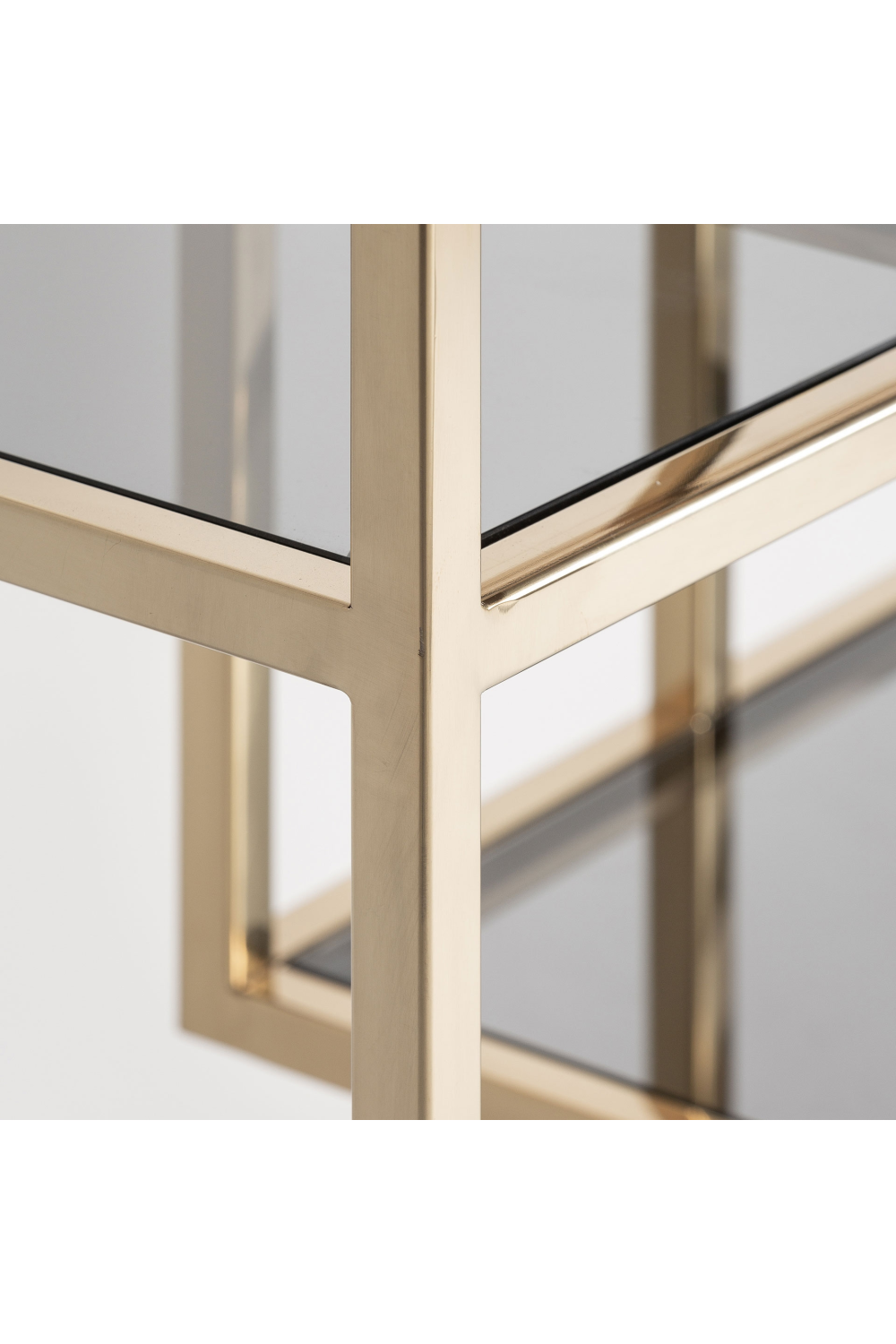 Gold Steel Bookcase | Oroa.com