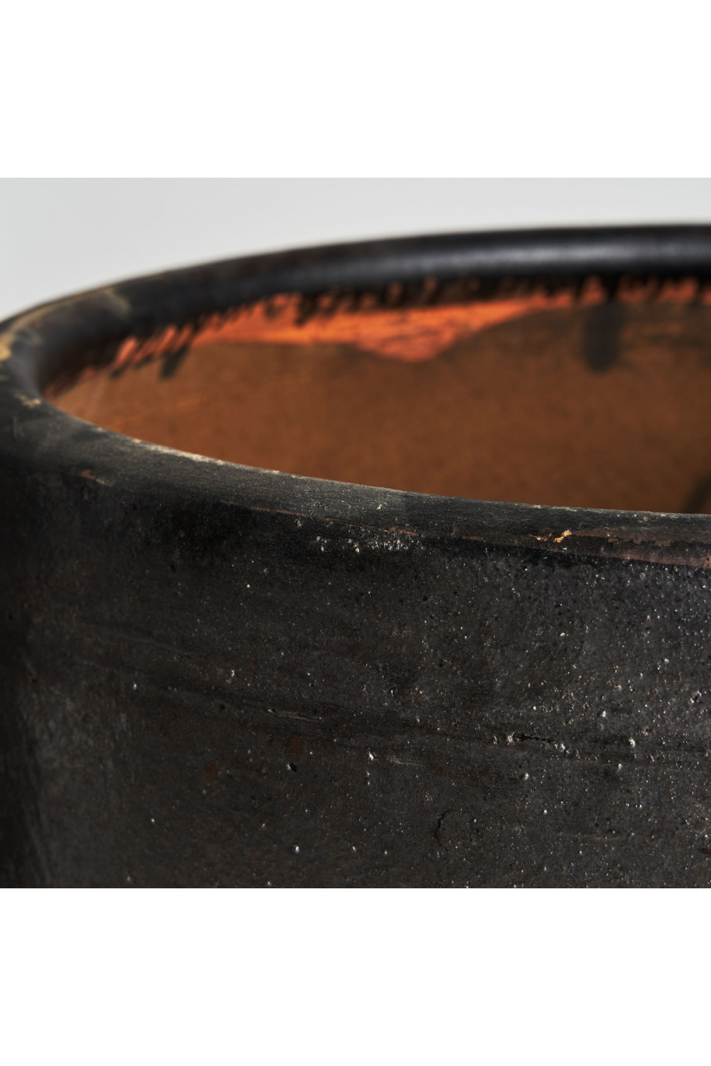 Black Ceramics Plant Pots (2) | Oroa.com