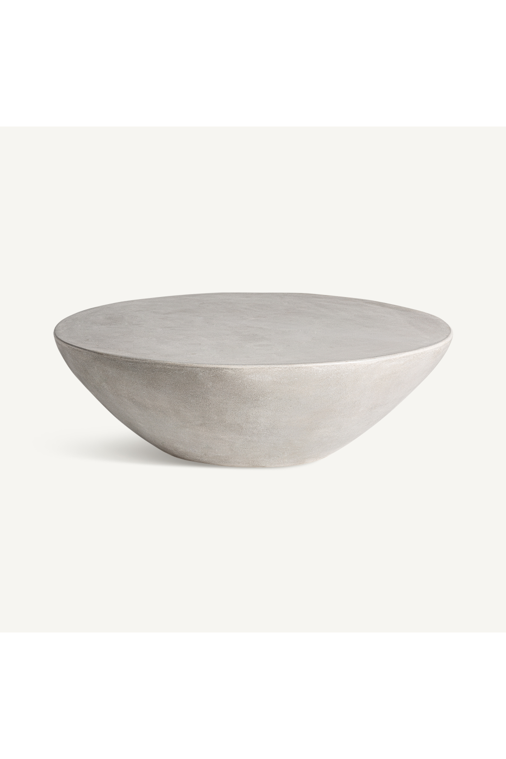 Gray Cement Bowl-Shaped Coffee Table | Oroa.com