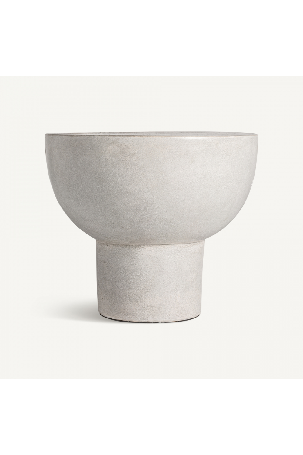Cement Bowl-Shaped Side Table | Oroa.com